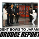 Illustration for article titled Obama Exchanges Bows With A Robot, and a Right-Wing Freak Out Ensues